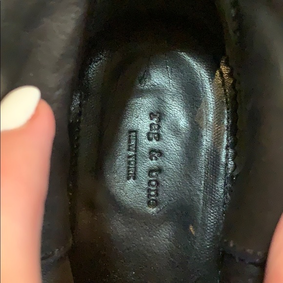 39.5 rag & bone “Harrow” booties in navy EUC - Picture 4 of 8